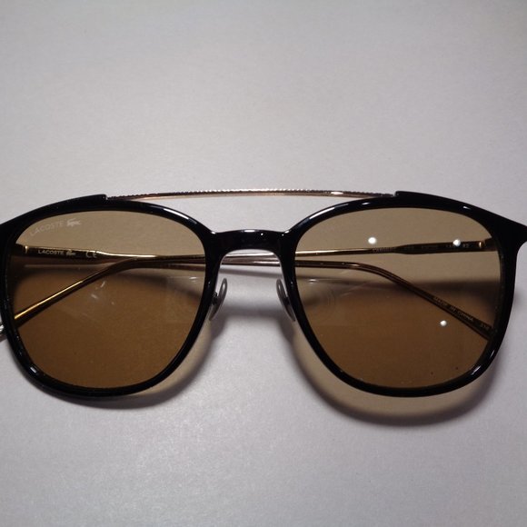 Lacoste L880SPC Black Gold New Women\'s Sunglasses